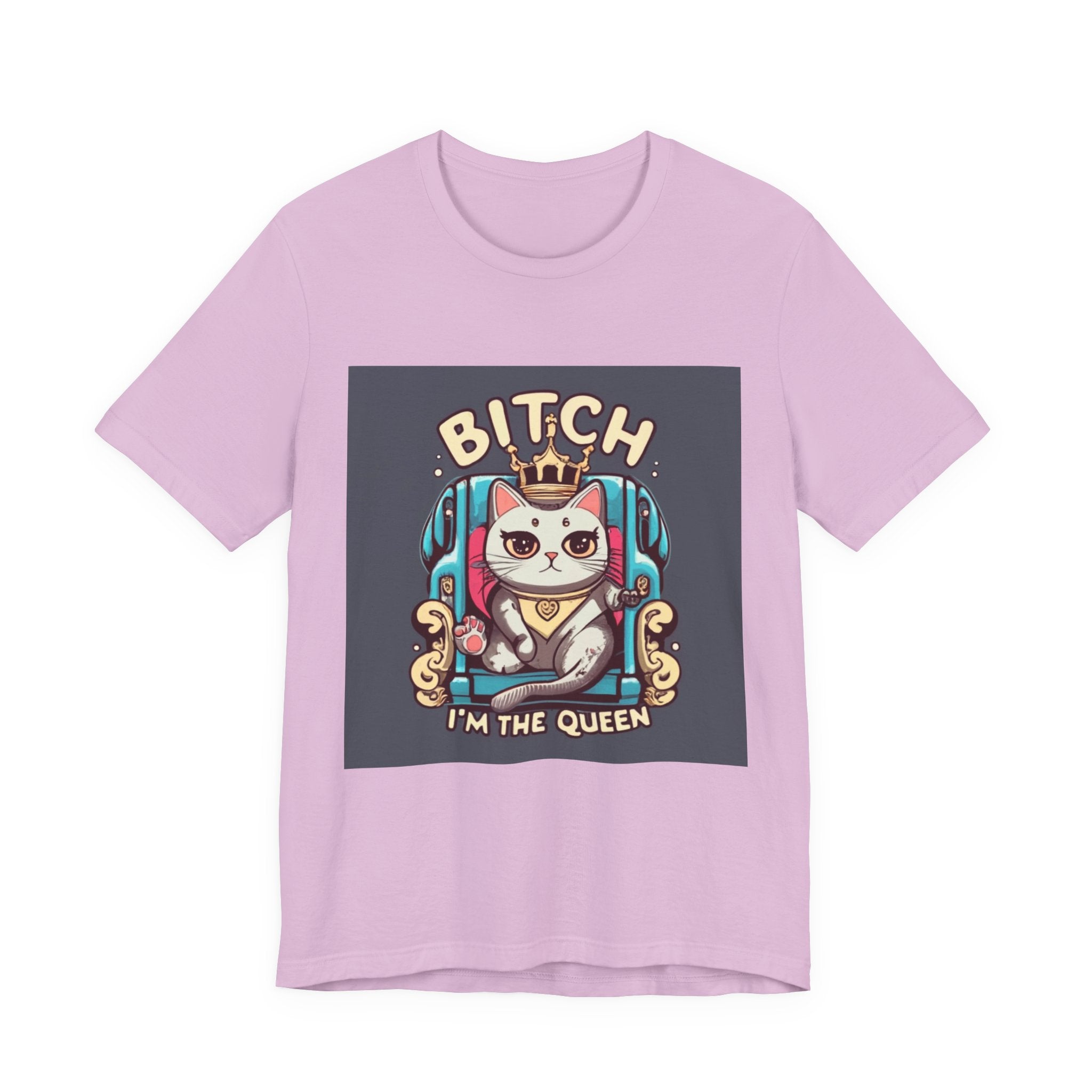 Pug Queen Tee — "Bitch, I'm the Queen" Funny Pug Dog Illustration