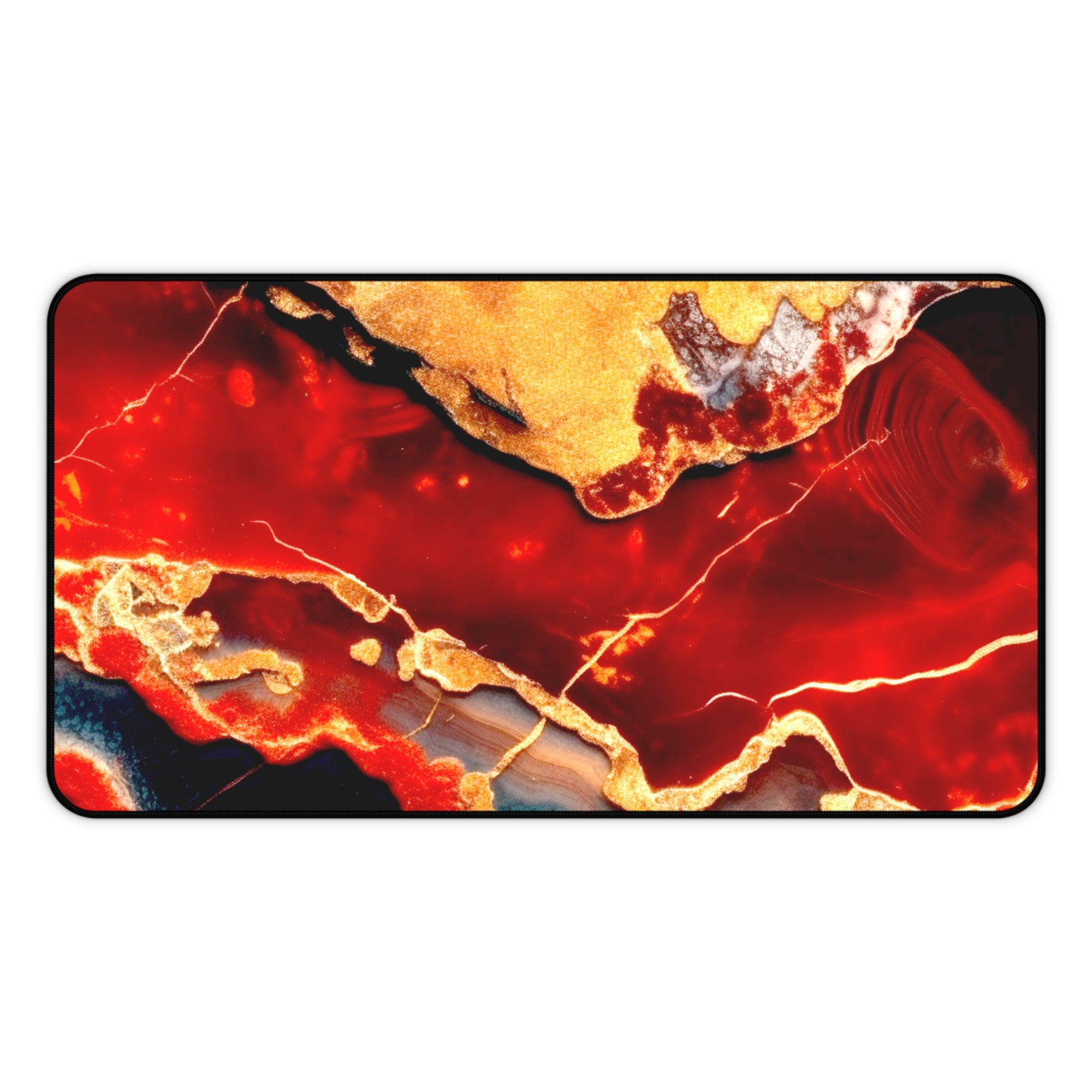 Jasper Crystal Desk Mat — Extra Large Mouse Pad for Tarot Readings