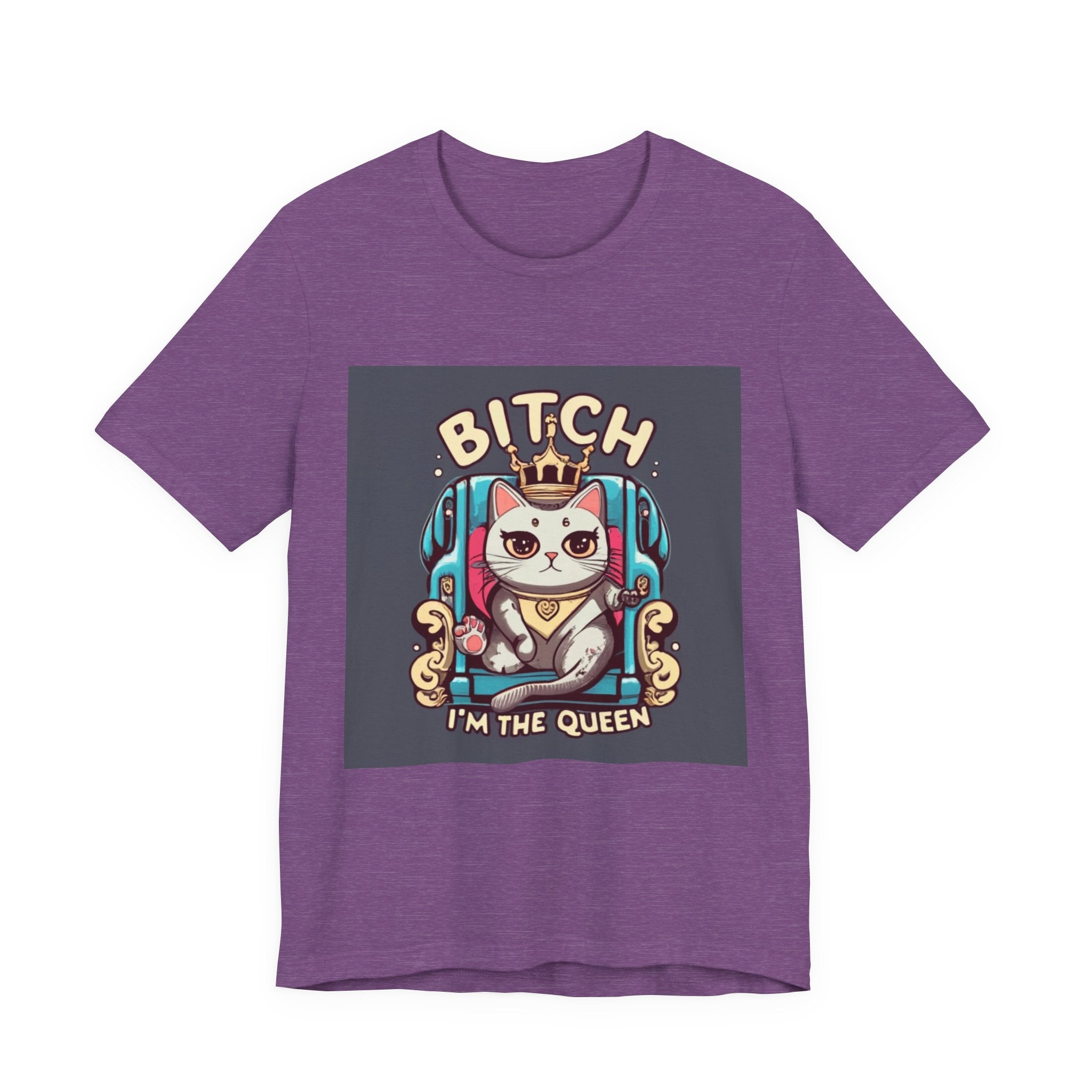 Pug Queen Tee — "Bitch, I'm the Queen" Funny Pug Dog Illustration
