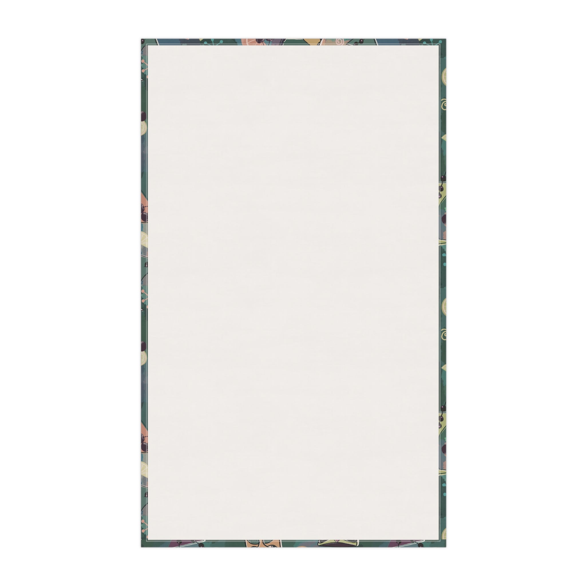 Kitschy Tiki Pine Green Kitchen Tea Towel