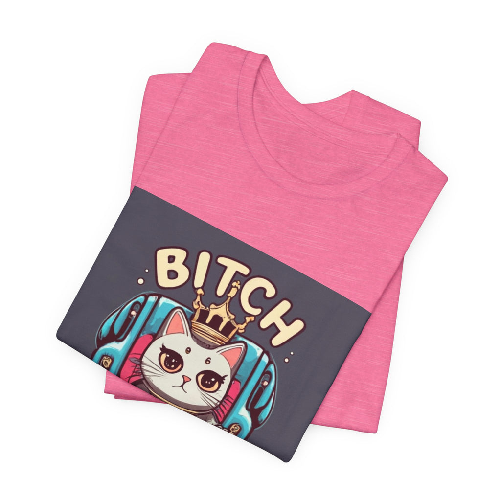 Pug Queen Tee — "Bitch, I'm the Queen" Funny Pug Dog Illustration