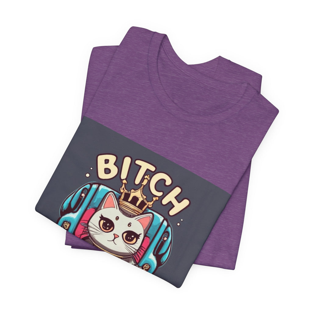 Pug Queen Tee — "Bitch, I'm the Queen" Funny Pug Dog Illustration