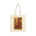 The Empress Mayan Tarot Card Canvas Tote Bag — Cotton Shopping Tote